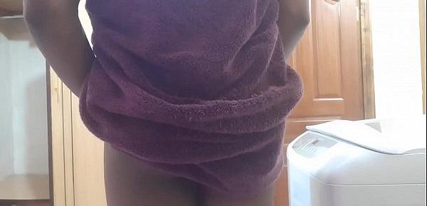  Indian Stepmom Hidden Camera After Shower Gets Horny (1)
